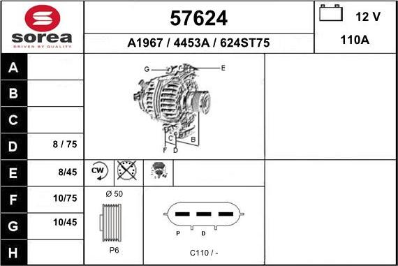 EAI 57624 - Alternatore autozon.pro