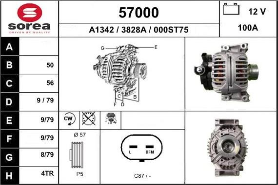 EAI 57000 - Alternatore autozon.pro