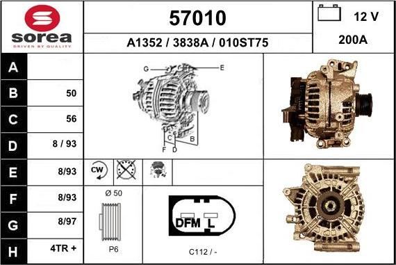 EAI 57010 - Alternatore autozon.pro