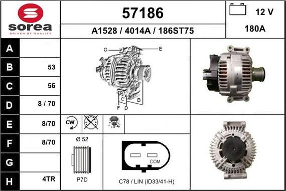 EAI 57186 - Alternatore autozon.pro