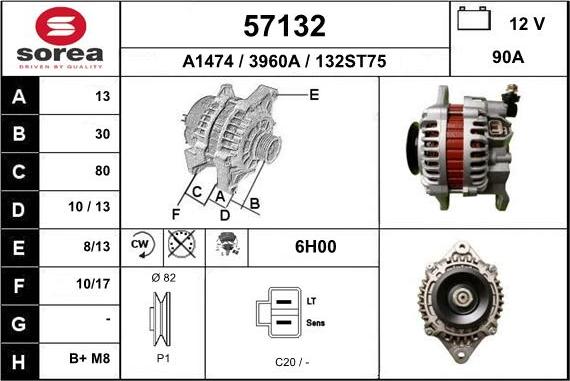 EAI 57132 - Alternatore autozon.pro