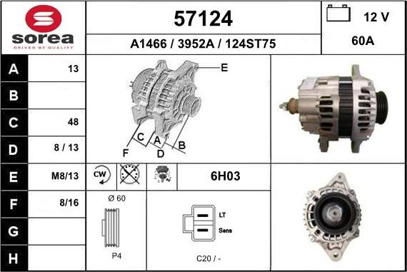 EAI 57124 - Alternatore autozon.pro