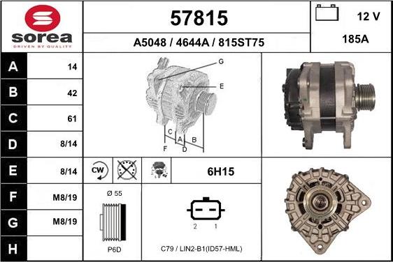 EAI 57815 - Alternatore autozon.pro