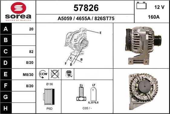 EAI 57826 - Alternatore autozon.pro