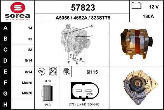 EAI 57823 - Alternatore autozon.pro