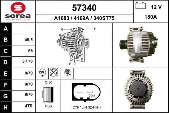 EAI 57340 - Alternatore autozon.pro