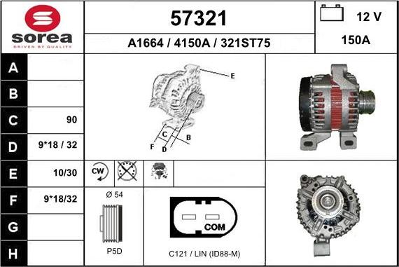 EAI 57321 - Alternatore autozon.pro