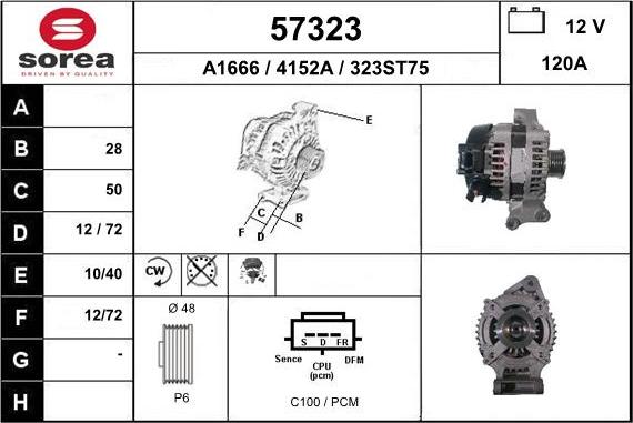 EAI 57323 - Alternatore autozon.pro