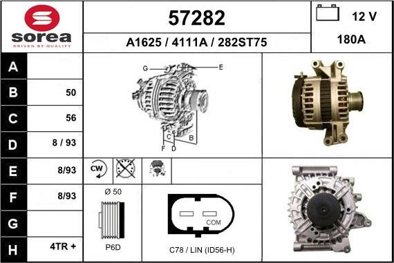 EAI 57282 - Alternatore autozon.pro