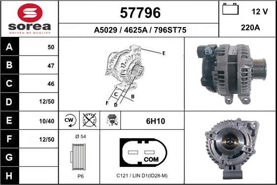 EAI 57796 - Alternatore autozon.pro