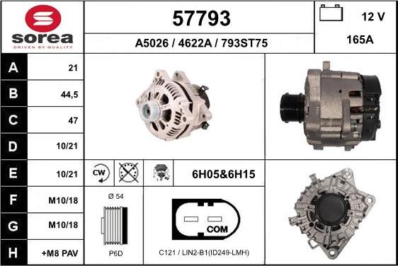 EAI 57793 - Alternatore autozon.pro