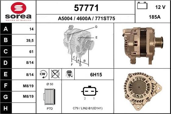 EAI 57771 - Alternatore autozon.pro