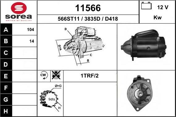 EAI 11566 - Motorino d'avviamento autozon.pro