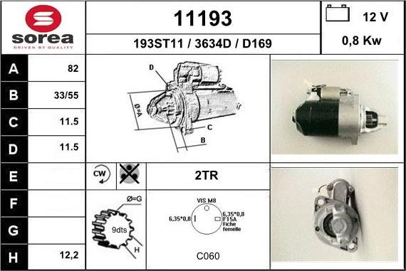 EAI 11193 - Motorino d'avviamento autozon.pro