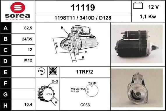 EAI 11119 - Motorino d'avviamento autozon.pro