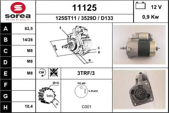 EAI 11125 - Motorino d'avviamento autozon.pro