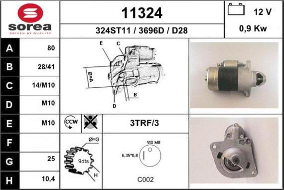 EAI 11324 - Motorino d'avviamento autozon.pro