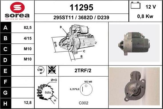 EAI 11295 - Motorino d'avviamento autozon.pro