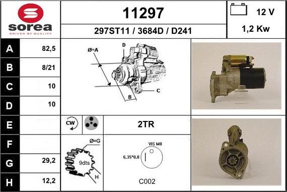 EAI 11297 - Motorino d'avviamento autozon.pro