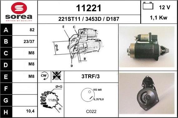 EAI 11221 - Motorino d'avviamento autozon.pro