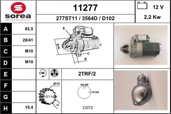 EAI 11277 - Motorino d'avviamento autozon.pro