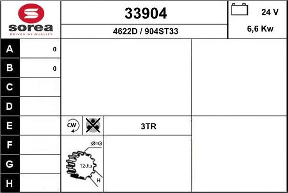 EAI 33904 - Motorino d'avviamento autozon.pro