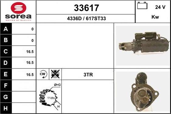 EAI 33617 - Motorino d'avviamento autozon.pro