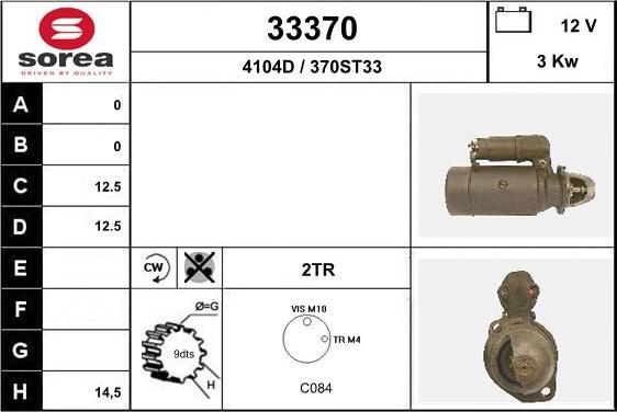 EAI 33370 - Motorino d'avviamento autozon.pro