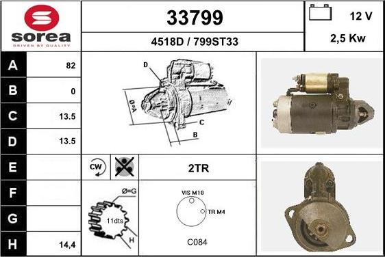 EAI 33799 - Motorino d'avviamento autozon.pro