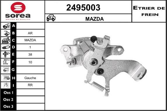 EAI 2495003 - Pinza freno autozon.pro