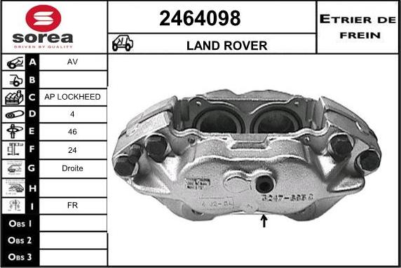 EAI 2464098 - Pinza freno autozon.pro