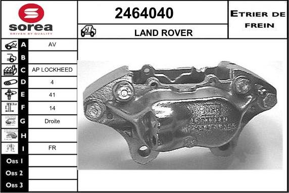 EAI 2464040 - Pinza freno autozon.pro