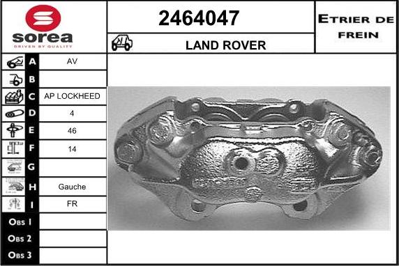 EAI 2464047 - Pinza freno autozon.pro