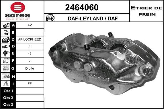 EAI 2464060 - Pinza freno autozon.pro