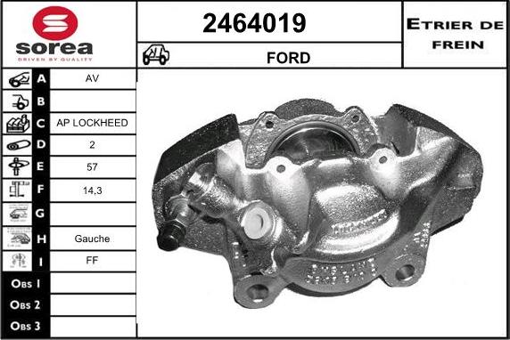 EAI 2464019 - Pinza freno autozon.pro