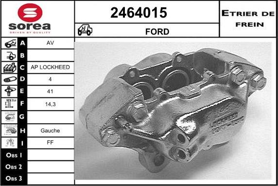 EAI 2464015 - Pinza freno autozon.pro