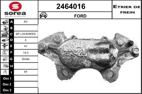 EAI 2464016 - Pinza freno autozon.pro