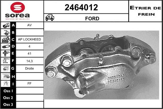 EAI 2464012 - Pinza freno autozon.pro