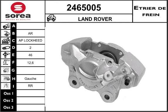 EAI 2465005 - Pinza freno autozon.pro