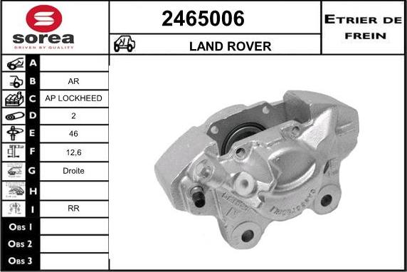 EAI 2465006 - Pinza freno autozon.pro