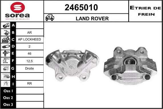 EAI 2465010 - Pinza freno autozon.pro