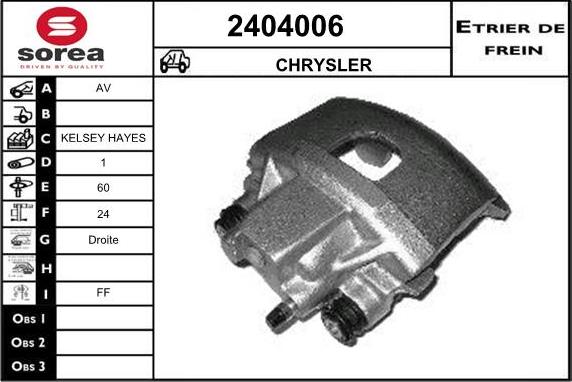 EAI 2404006 - Pinza freno autozon.pro