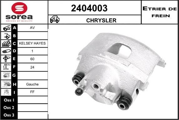 EAI 2404003 - Pinza freno autozon.pro