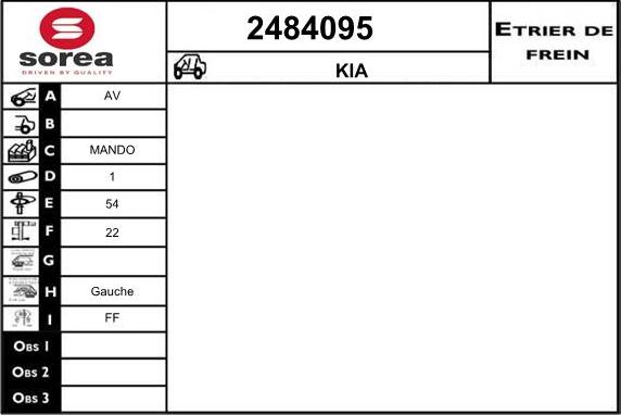 EAI 2484095 - Pinza freno autozon.pro