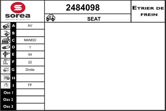 EAI 2484098 - Pinza freno autozon.pro