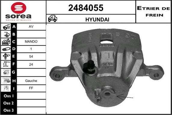 EAI 2484055 - Pinza freno autozon.pro