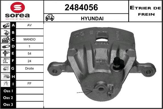 EAI 2484056 - Pinza freno autozon.pro