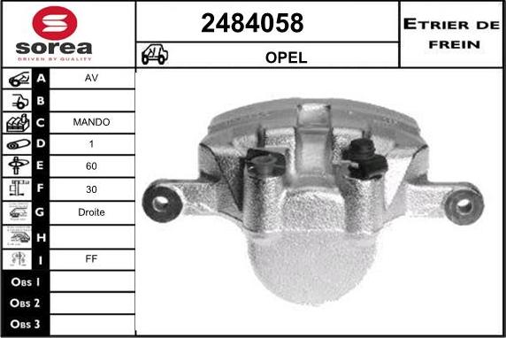 EAI 2484058 - Pinza freno autozon.pro