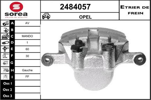 EAI 2484057 - Pinza freno autozon.pro