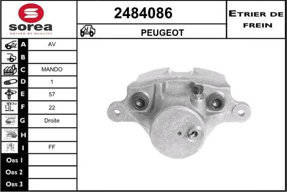 EAI 2484086 - Pinza freno autozon.pro